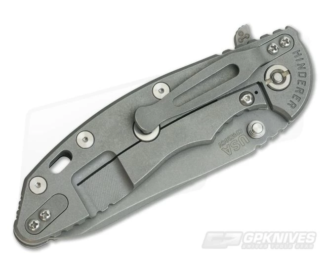 Hinderer XM-18 3.5" GEN 6 Sheepsfoot WF 20CV Black G10 Tri-Way Pivot Flipper 4 Hinderer XM-18 3.5" GEN 6 Sheepsfoot WF 20CV Black G10 Tri-Way Pivot Flipper - Image 2