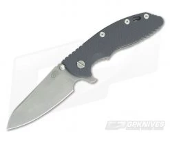 Hinderer XM-18 3.5" GEN 6 Sheepsfoot WF 20CV Grey G10 Tri-Way Pivot Flipper