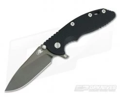 Hinderer XM-18 3.5" GEN 6 Skinny Slicer Stonewash Black DLC 20CV Black G10 Tri-Way Pivot Flipper