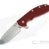 Hinderer Knives XM-24 GEN 6 Tri-Way Red Stonewashed 20CV Spanto -Rescue Knives Sales Store 0656