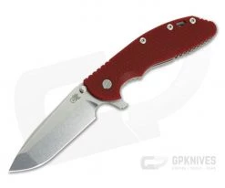 Hinderer Knives XM-24 GEN 6 Tri-Way Red Stonewashed 20CV Spanto