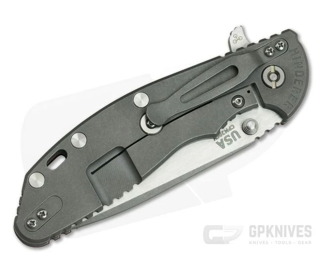 Hinderer Knives XM-24 GEN 6 Tri-Way Red Two-Tone Working Finish 20CV Spanto 4 Hinderer Knives XM-24 GEN 6 Tri-Way Red Two-Tone Working Finish 20CV Spanto - Image 2