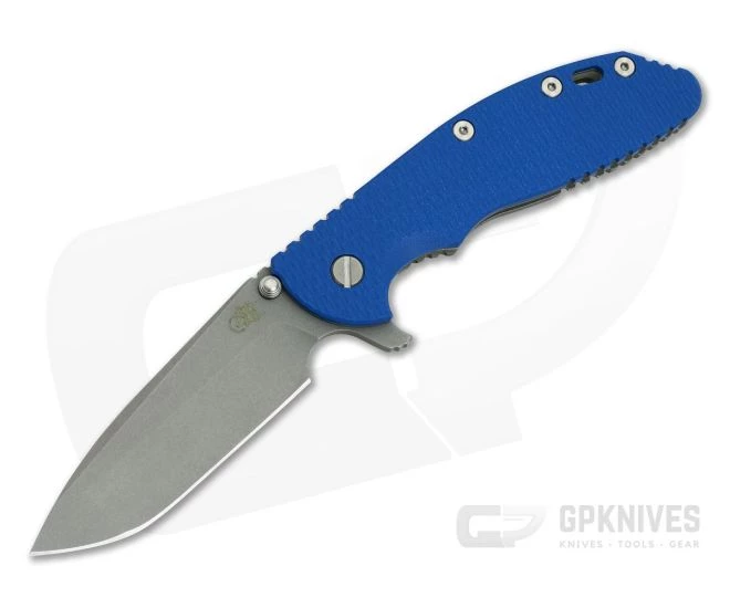 Hinderer Knives XM-24 GEN 6 Tri-Way Blue Working Finish 20CV Spanto 3 Hinderer Knives XM-24 GEN 6 Tri-Way Blue Working Finish 20CV Spanto