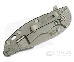 Hinderer XM-18 3.5" Tri-Way Flipper Harpoon Spanto Stonewashed S35VN Blue G10 -Rescue Knives Sales Store 0686 2