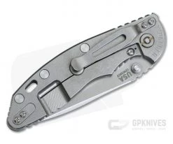 Hinderer Knives XM-18 3.5" Blue NON Flipper Tri-Way 20CV Spear Point Stonewashed -Rescue Knives Sales Store 0691 2