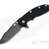 Hinderer XM-18 3.5" Tri-Way Flipper Harpoon Spanto Stonewashed Black DLC S35VN Black G10 -Rescue Knives Sales Store 0693 1