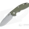 Hinderer Knives XM-18 3.5" Green NON Flipper Tri-Way 20CV Spear Point Working Finish -Rescue Knives Sales Store 0778
