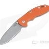 Hinderer Knives XM-18 3.5" Orange NON Flipper Tri-Way 20CV Spear Point Working Finish -Rescue Knives Sales Store 0779