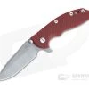 Hinderer XM-18 3.5" Tri-Way Flipper Spanto Working Finish 20CV Red G10 0806 -Rescue Knives Sales Store 0806