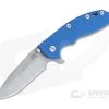 Hinderer XM-18 3.5" Tri-Way Flipper Spanto Working Finish 20CV Blue G10 0808 1 Hinderer XM-18 3.5" Tri-Way Flipper Spanto Working Finish 20CV Blue G10 0808 -Rescue Knives Sales Store 0808 3