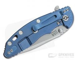 Hinderer XM-18 3.5" Tri-Way Flipper Spanto Stonewashed 20CV Red G10 Blue Frame 0820 6 Hinderer XM-18 3.5" Tri-Way Flipper Spanto Stonewashed 20CV Red G10 Blue Frame 0820 -Rescue Knives Sales Store 0820 2