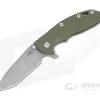 Hinderer XM-18 3.5" Tri-Way Flipper Spanto WF 20CV OD Green G10 Battle Bronze Frame 0830