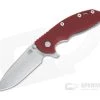 Hinderer XM-18 3.5" Tri-Way Flipper Spear Point Stonewashed 20CV Red G10 0831 2 Hinderer XM-18 3.5" Tri-Way Flipper Spear Point Stonewashed 20CV Red G10 0831 -Rescue Knives Sales Store 0831