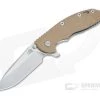 Hinderer XM-18 3.5" Tri-Way Flipper Spear Point Stonewashed 20CV Coyote G10 0832 -Rescue Knives Sales Store 0832 1