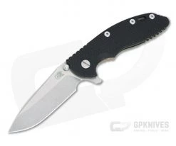 Hinderer XM-18 3.5" Black G10 Tri-Way Spear Point SW 20CV Stonewashed Bronze Ti 0837