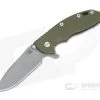 Hinderer XM-18 3.5" OD Green G10 Tri-Way Spear Point WF 20CV Battle Bronze Ti 0840 -Rescue Knives Sales Store 0840