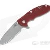 Hinderer XM-18 3.5" Spear Point Working Finish 20CV Red G10 Tri-Way Flipper 0844 -Rescue Knives Sales Store 0844