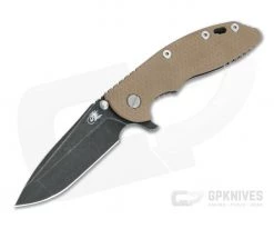 Hinderer XM-18 3.5" Coyote G10 Tri-Way Spanto Battle Black 20CV 0874