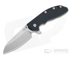 Hinderer XM-24 Sheepsfoot Stonewashed 20CV Black G10 Bronze Tri-Way Pivot Flipper