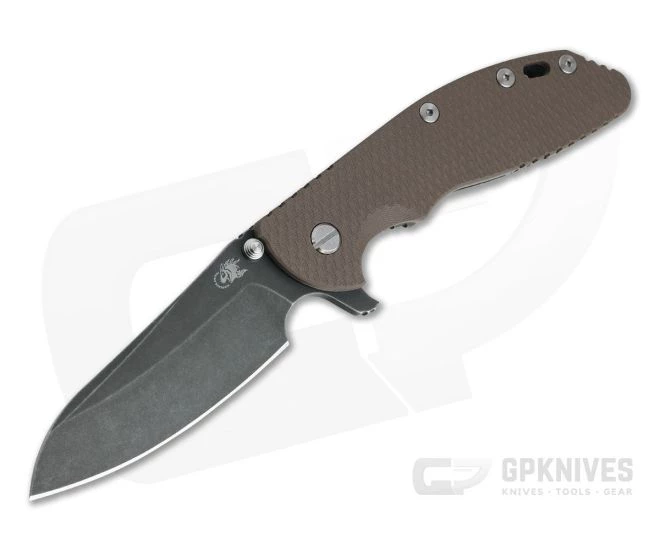 Hinderer XM-24 Sheepsfoot Battle Black DLC 20CV FDE G10 Tri-Way Pivot Flipper 3 Hinderer XM-24 Sheepsfoot Battle Black DLC 20CV FDE G10 Tri-Way Pivot Flipper