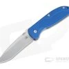 Hinderer Firetac Recurve Stonewashed 20CV Blue G10 Tri-Way Blue Titanium Frame Lock Folder 1097 -Rescue Knives Sales Store 1097 1 1