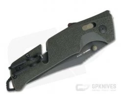 SOG Trident AT Olive Drab Plain PVD D2 Black GRN AT-XR Lock Assisted Folder 11-12-03-57 -Rescue Knives Sales Store 11 12 03 57 2
