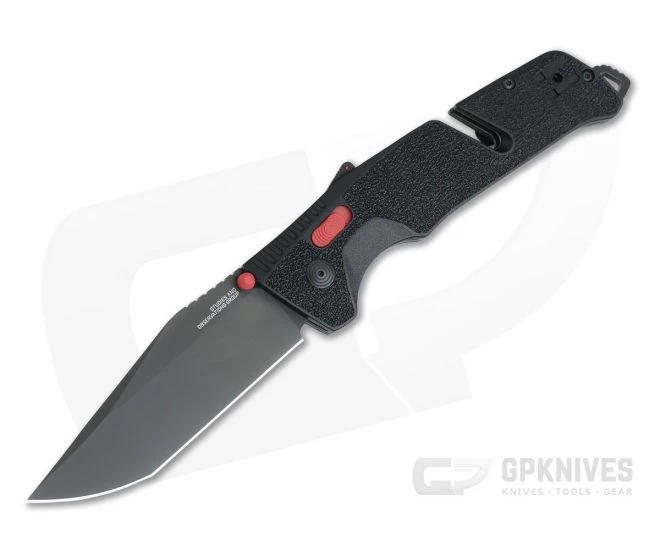SOG Trident AT Black & Red Tanto PVD D2 Black GRN AT-XR Lock Assisted Folder 11-12-04-57 3 SOG Trident AT Black & Red Tanto PVD D2 Black GRN AT-XR Lock Assisted Folder 11-12-04-57