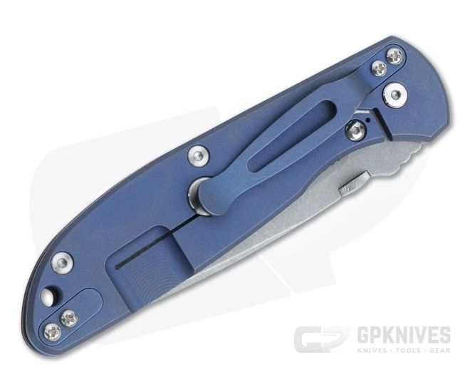 Hinderer Firetac Recurve 20CV Red G10 Tri-Way Battle Blue Titanium Frame Lock Folder 1104 4 Hinderer Firetac Recurve 20CV Red G10 Tri-Way Battle Blue Titanium Frame Lock Folder 1104 - Image 2