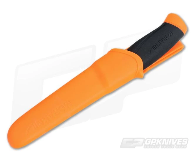 Mora of Sweden Companion Hi-Vis Orange Stainless Steel Fixed Knife 11824 4 Mora of Sweden Companion Hi-Vis Orange Stainless Steel Fixed Knife 11824 - Image 2