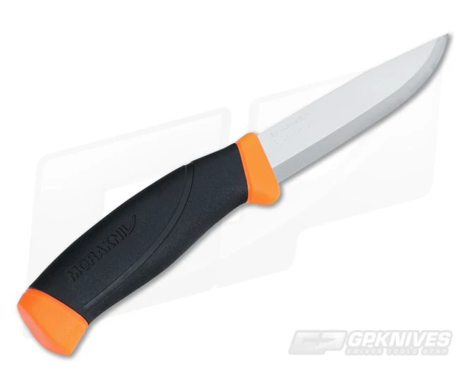 Mora of Sweden Companion Hi-Vis Orange Stainless Steel Fixed Knife 11824 5 Mora of Sweden Companion Hi-Vis Orange Stainless Steel Fixed Knife 11824 - Image 3