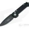 Microtech LUDT 204P Black Standard Automatic Knife 135-1 -Rescue Knives Sales Store 135 1 204p