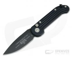 Microtech LUDT 204P Black Standard Automatic Knife 135-1