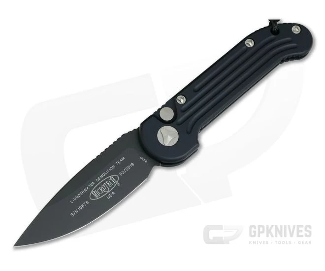 Microtech LUDT 204P Black Standard Automatic Knife 135-1 3 Microtech LUDT 204P Black Standard Automatic Knife 135-1