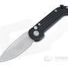 Microtech LUDT Stonewashed CTS-XHP Plain Edge Black Automatic Knife 135-10 -Rescue Knives Sales Store 135 10 xhp 1