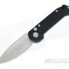 Microtech LUDT Stonewash Plain Edge M390 Black Automatic Knife 135-10 -Rescue Knives Sales Store 135 10 1