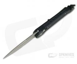 Microtech LUDT Apocalyptic CTS-204P Plain Edge Black Automatic Knife 135-10AP -Rescue Knives Sales Store 135 10ap 204p 3