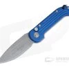 Microtech LUDT Apocalyptic M390 Plain Edge Blue Automatic Knife 135-10APBL -Rescue Knives Sales Store 135 10apbl m390