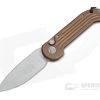 Microtech LUDT Stonewashed CTS-204P Plain Edge Tan Automatic Knife 135-10TA -Rescue Knives Sales Store 135 10ta 204p