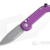 Microtech LUDT Apocalyptic M390 Serrated Edge Violet Automatic Knife 135-11APVI -Rescue Knives Sales Store 135 11apvi m390 1