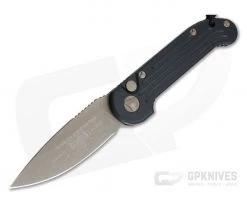 Microtech LUDT Apocalyptic Bronze 204P Black Automatic Knife 135-13AP