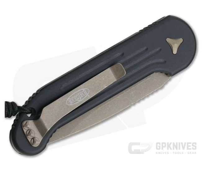 Microtech LUDT Apocalyptic Bronze 204P Black Automatic Knife 135-13AP 4 Microtech LUDT Apocalyptic Bronze 204P Black Automatic Knife 135-13AP - Image 2