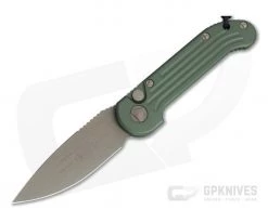 Microtech LUDT Apocalyptic Bronze Elmax OD Green Automatic Knife 135-13APOD
