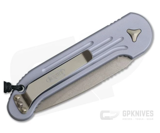 Microtech LUDT Gray Bronzed 204P Standard Automatic Knife 135-13GY 4 Microtech LUDT Gray Bronzed 204P Standard Automatic Knife 135-13GY - Image 2