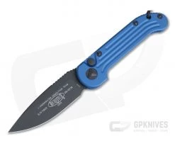 Microtech LUDT Blue Standard Black CTS-204P Automatic Knife 135-1BL