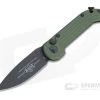 Microtech LUDT Black Standard M390 OD Green Automatic Knife 135-1OD