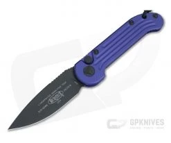 Microtech LUDT Black Standard CTS-204P Purple Automatic Knife 135-1PU