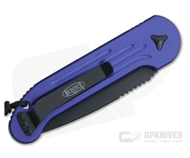 Microtech LUDT Black Standard CTS-204P Purple Automatic Knife 135-1PU 4 Microtech LUDT Black Standard CTS-204P Purple Automatic Knife 135-1PU - Image 2