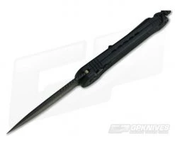 Microtech LUDT Tactical Black Elmax Automatic Knife 135-1T -Rescue Knives Sales Store 135 1t elmax 3