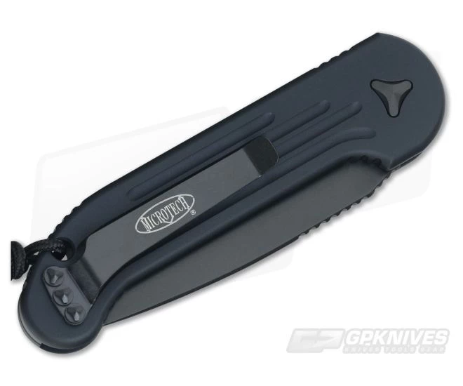 Microtech LUDT Tactical Black M390 Automatic Knife 135-1T 4 Microtech LUDT Tactical Black M390 Automatic Knife 135-1T - Image 2