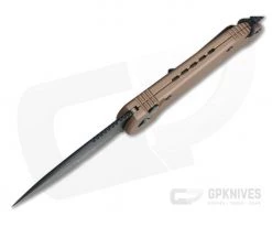 Microtech LUDT Tan Standard Black Elmax Automatic Knife 135-1TA -Rescue Knives Sales Store 135 1ta elmax 3